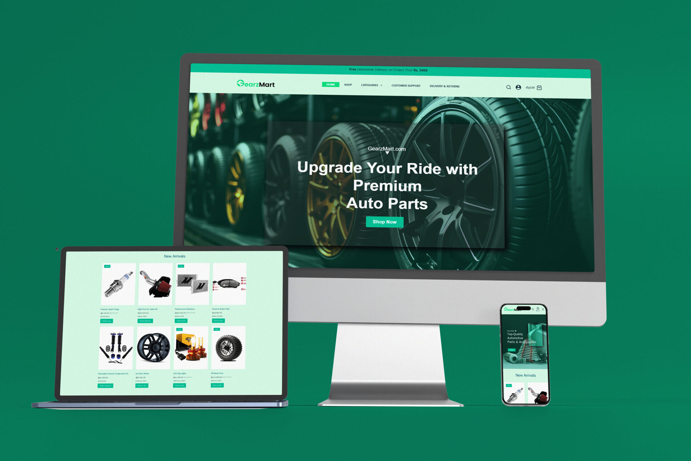 E-commerce website – Automotive Parts